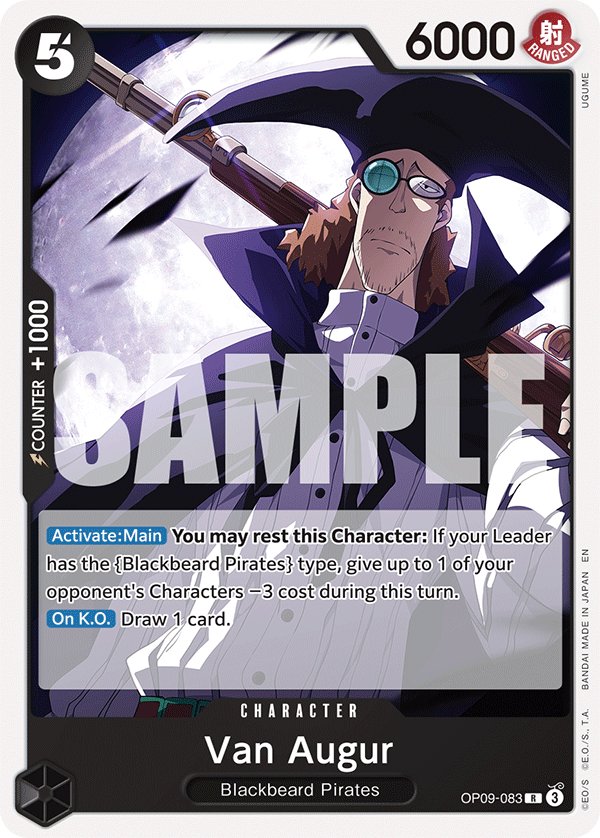 Van Augur One Piece TCG Card
