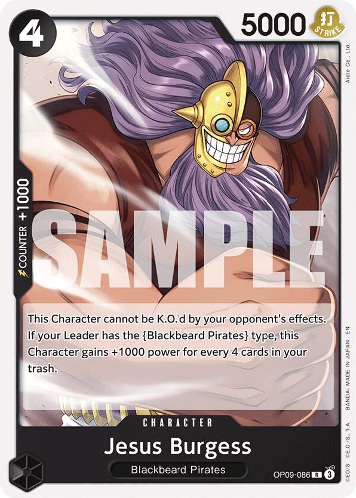 Jesus Burgess One Piece TCG Card