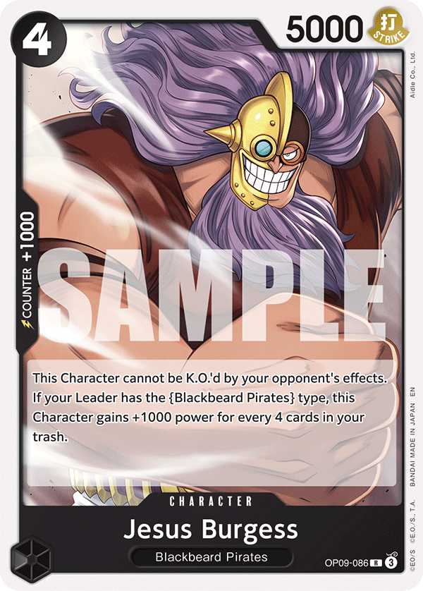 Jesus Burgess One Piece TCG Card