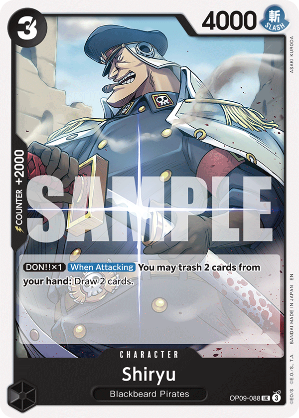 Shiryu One Piece TCG Card