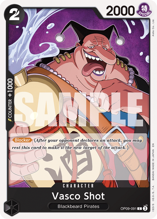 Vasco Shot One Piece TCG Card