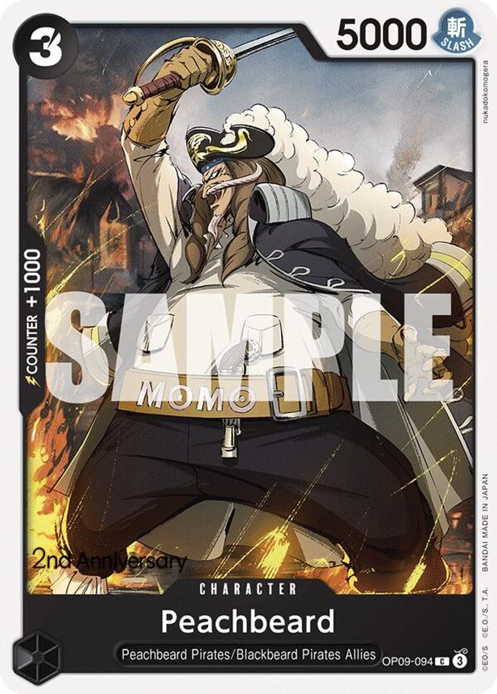 Peachbeard One Piece TCG Card