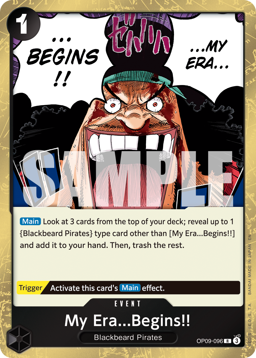 My Era...Begins!! One Piece TCG Card