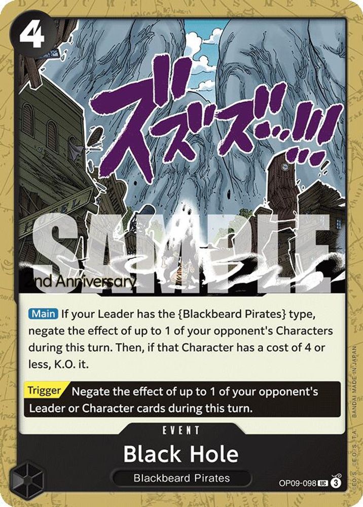 Black Hole One Piece TCG Card
