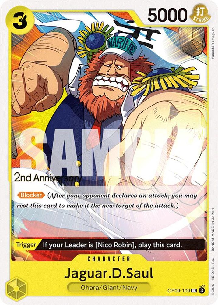 Jaguar.D.Saul One Piece TCG Card