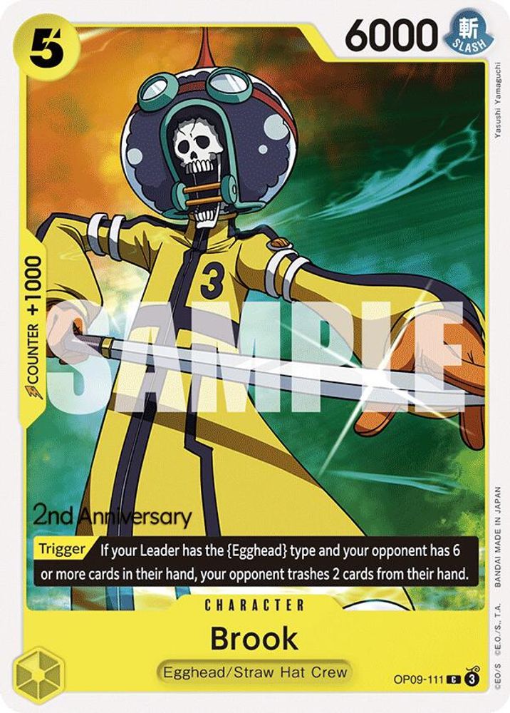 Brook One Piece TCG Card