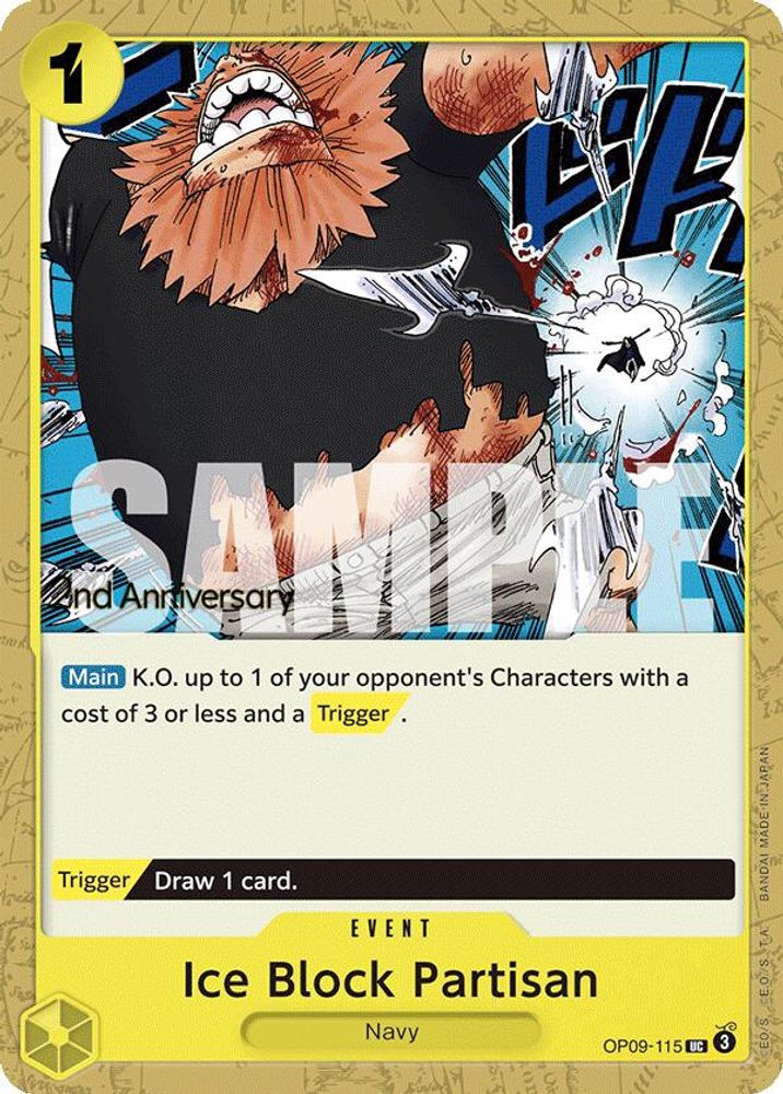 Ice Block Partisan One Piece TCG Card