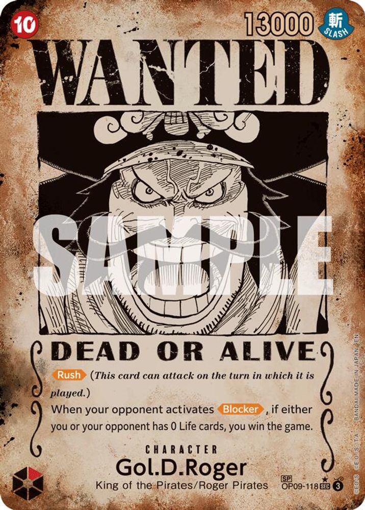 Gol.D.Roger One Piece TCG Card