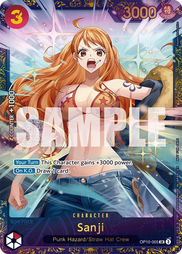 Sanji One Piece TCG Card