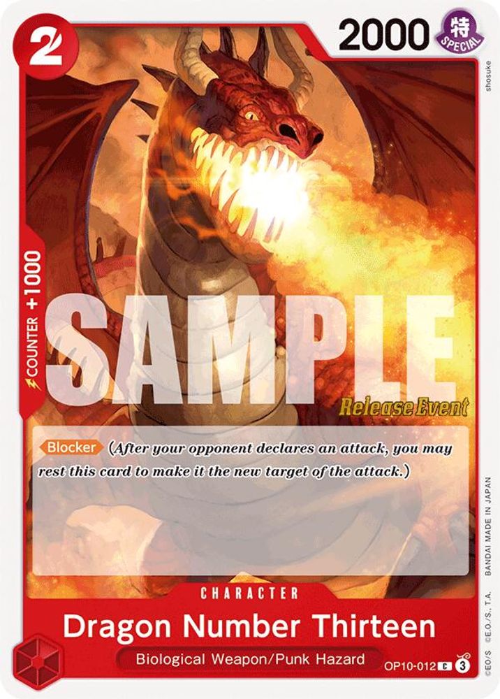 Dragon Number Thirteen One Piece TCG Card