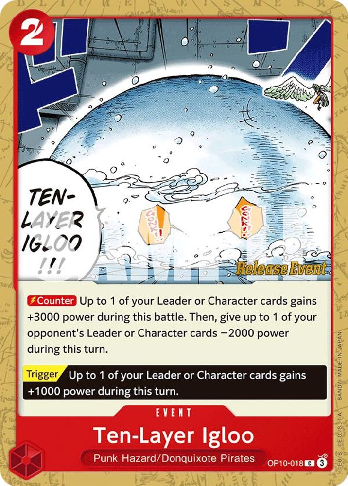 Ten-Layer Igloo One Piece TCG Card