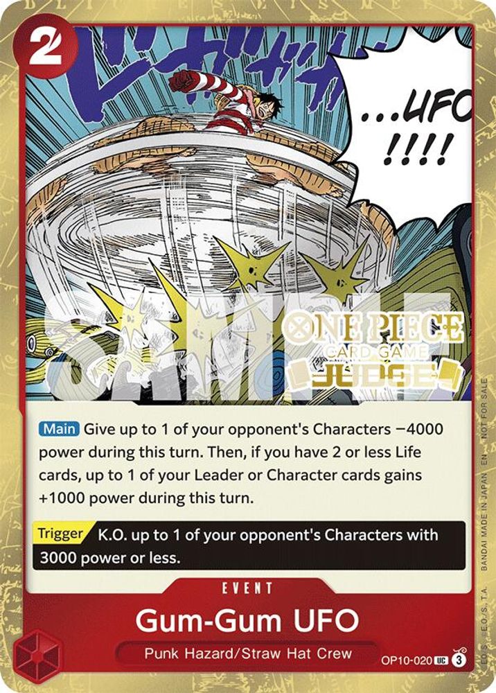 Gum-Gum UFO One Piece TCG Card