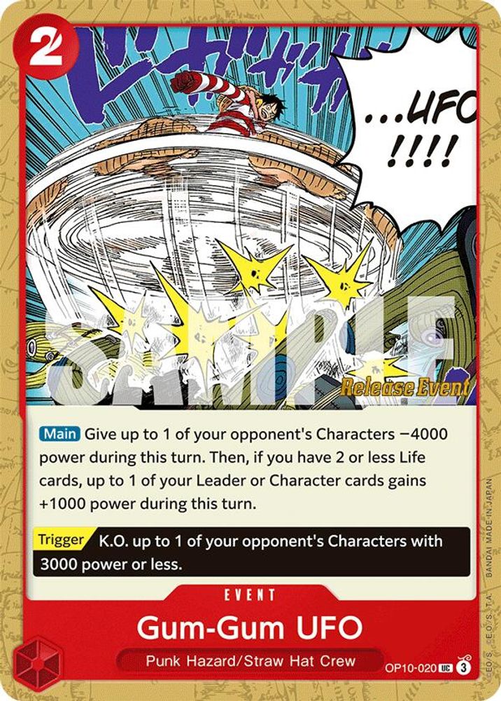 Gum-Gum UFO One Piece TCG Card