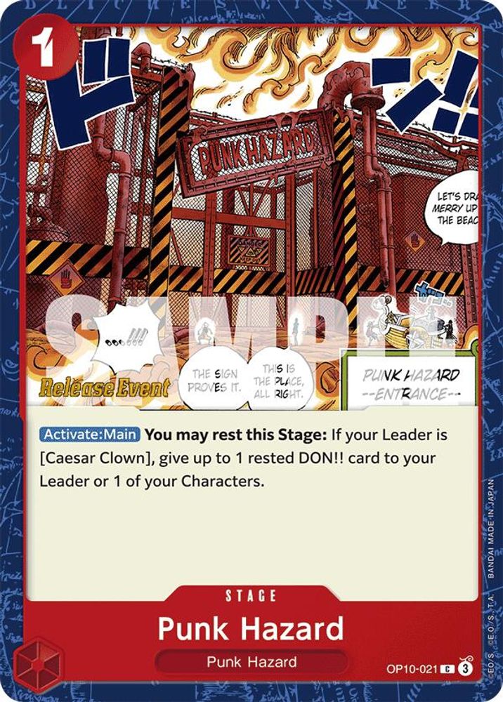 Punk Hazard One Piece TCG Card