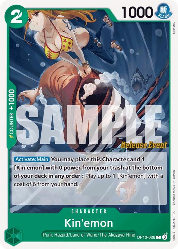 Kin'emon One Piece TCG Card