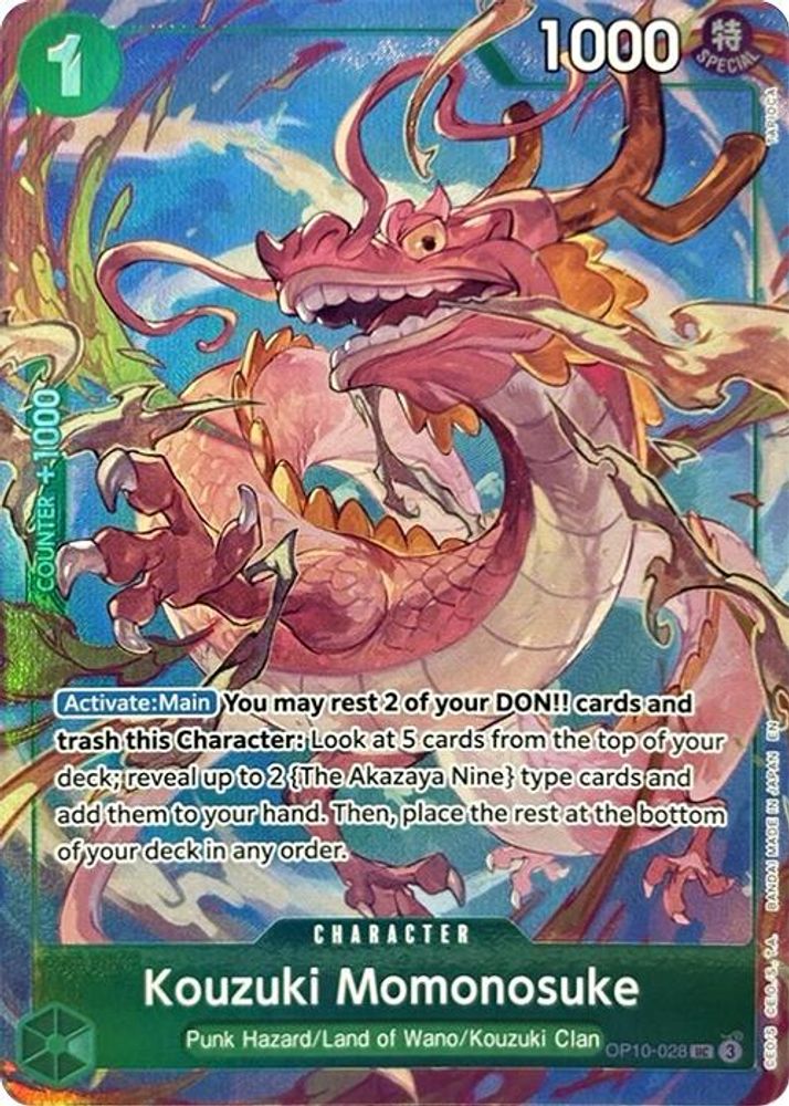 Kouzuki Momonosuke One Piece TCG Card