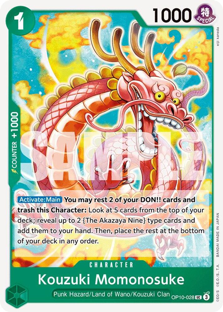 Kouzuki Momonosuke One Piece TCG Card