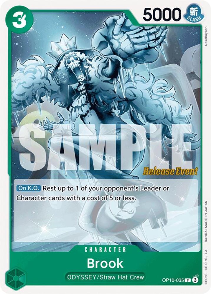 Brook One Piece TCG Card