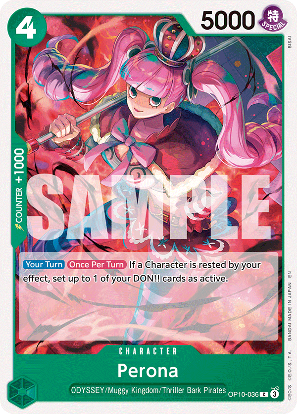 Perona One Piece TCG Card