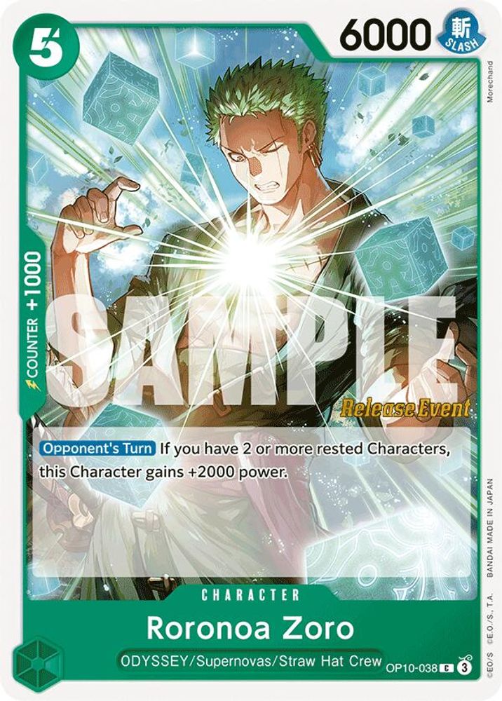 Roronoa Zoro One Piece TCG Card