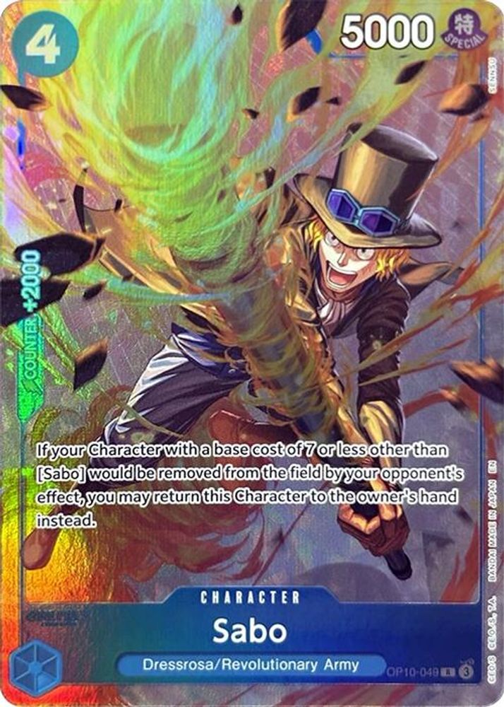 Sabo One Piece TCG Card