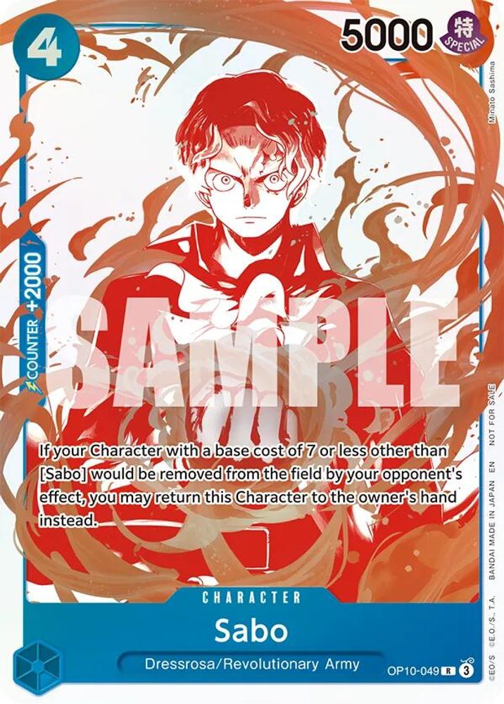 Sabo One Piece TCG Card