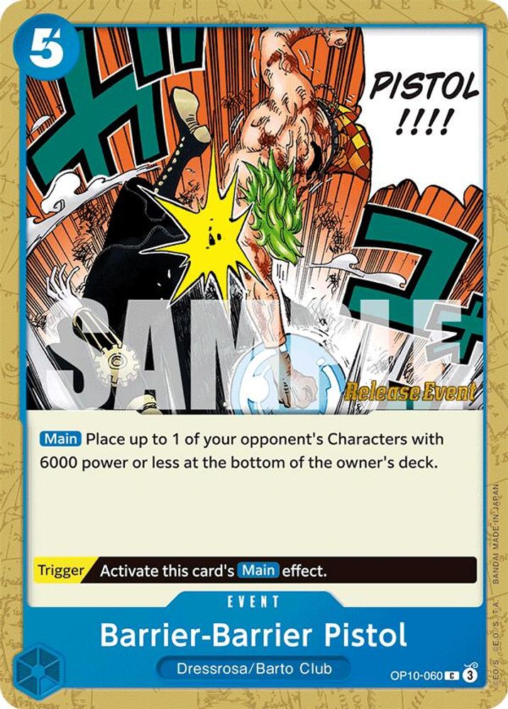 Barrier-Barrier Pistol One Piece TCG Card