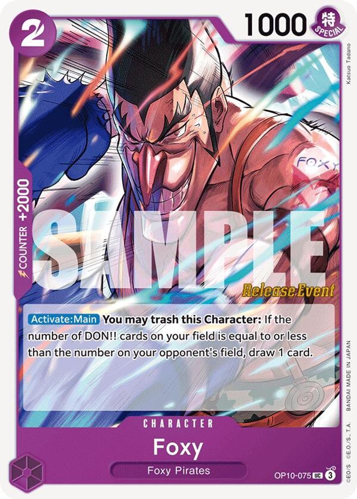 Foxy One Piece TCG Card