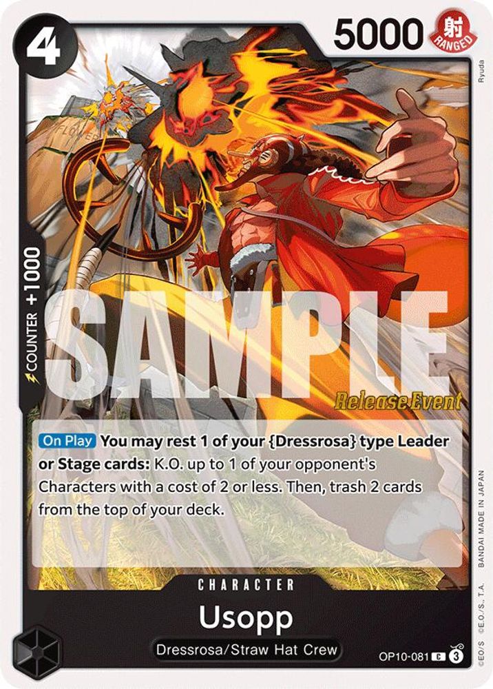 Usopp One Piece TCG Card