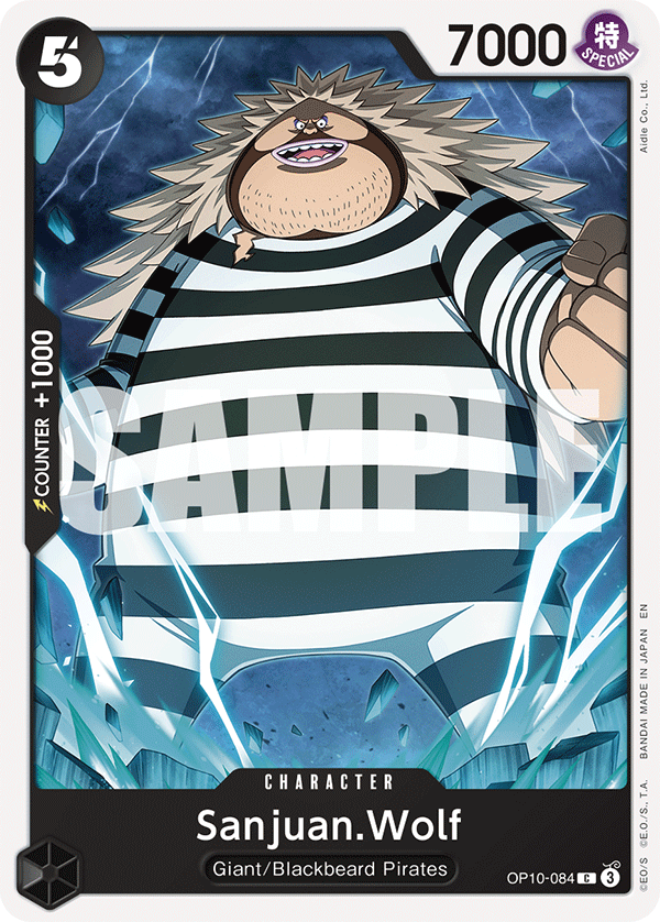 Sanjuan.Wolf One Piece TCG Card