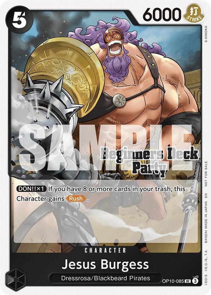 Jesus Burgess One Piece TCG Card