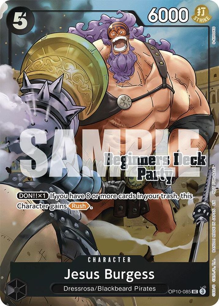 Jesus Burgess One Piece TCG Card