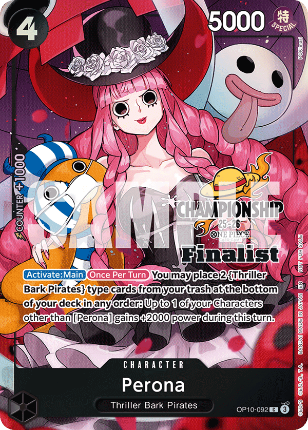 Perona One Piece TCG Card