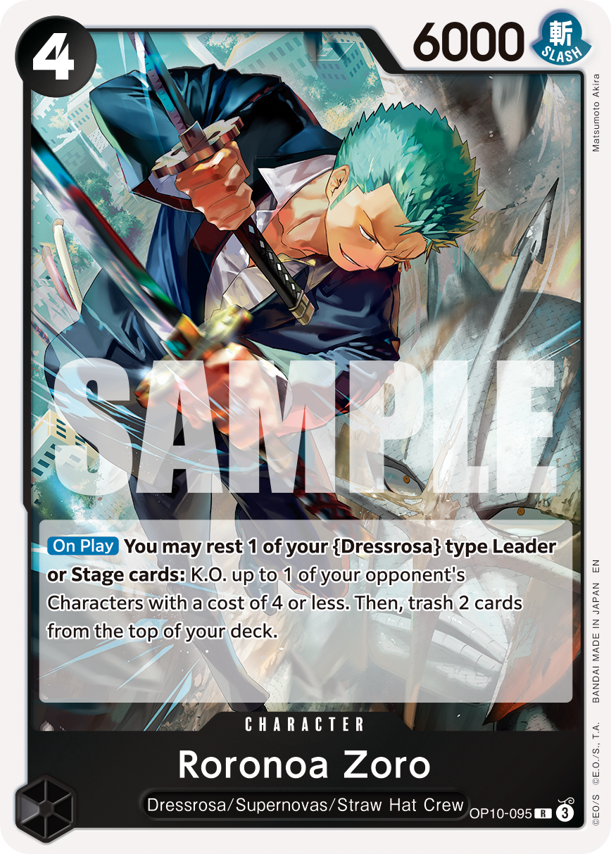Roronoa Zoro One Piece TCG Card