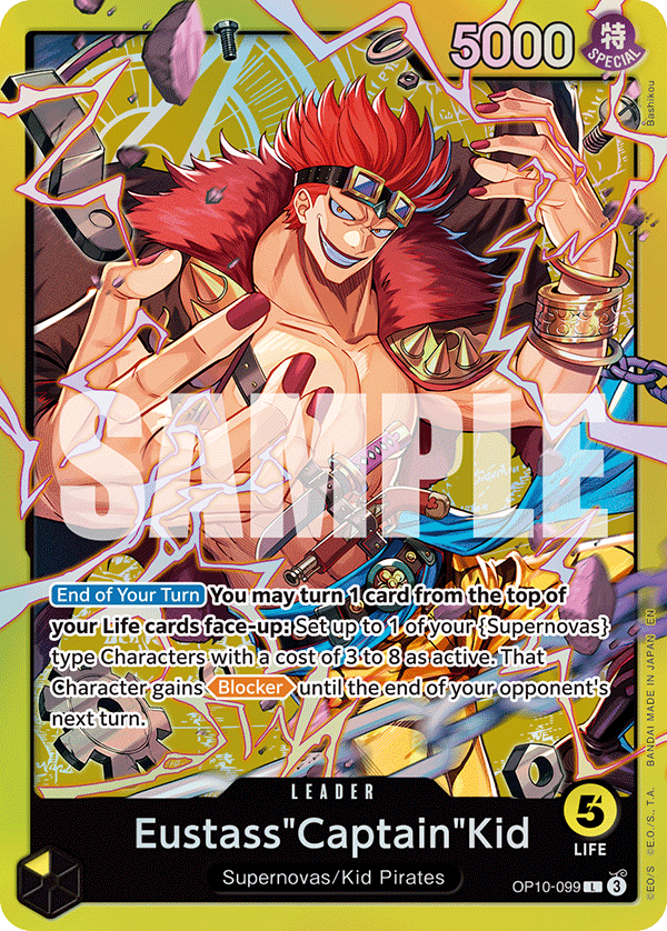 Eustass"Captain"Kid One Piece TCG Card