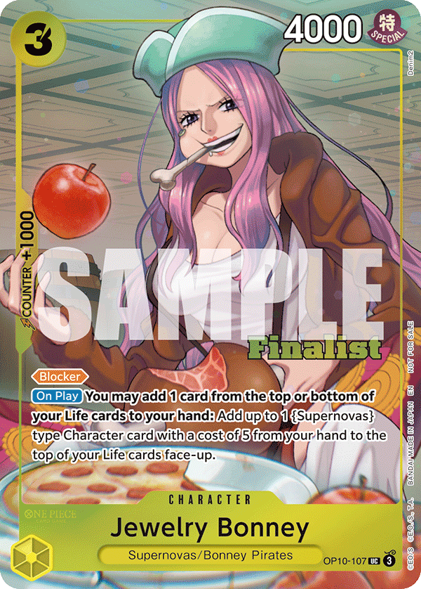 Jewelry Bonney One Piece TCG Card