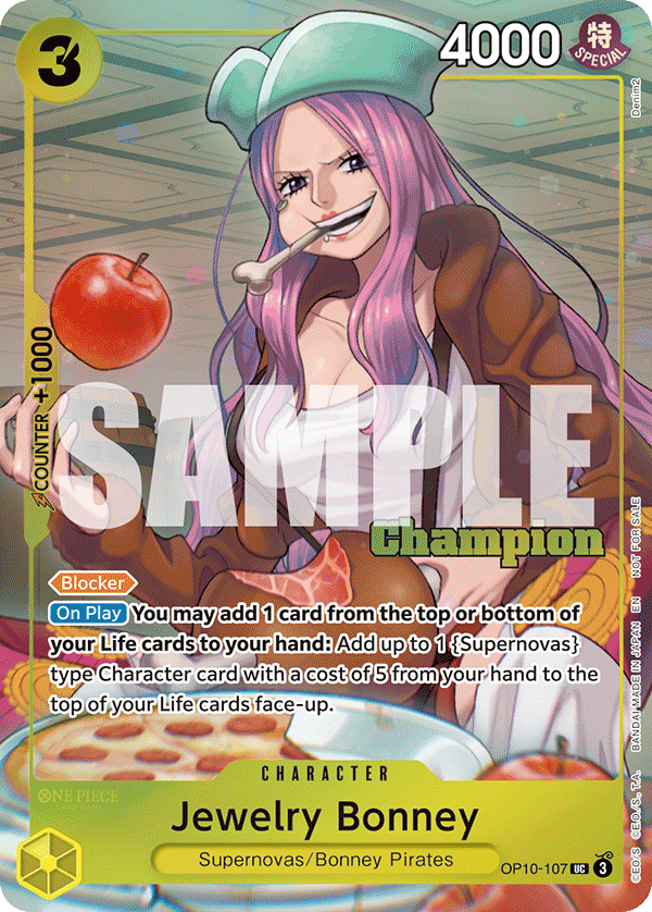 Jewelry Bonney One Piece TCG Card