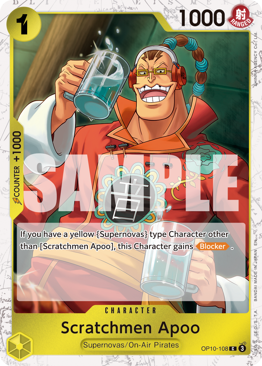 Scratchmen Apoo One Piece TCG Card