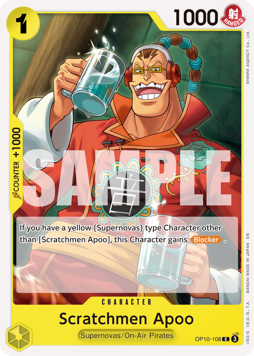 Scratchmen Apoo One Piece TCG Card