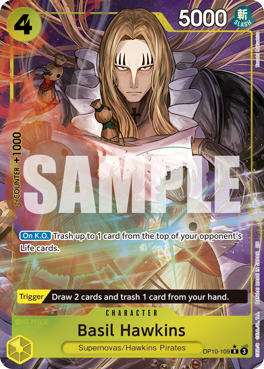 Basil Hawkins One Piece TCG Card