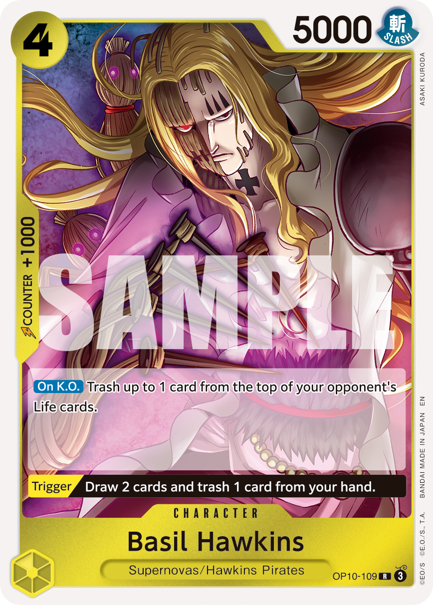 Basil Hawkins One Piece TCG Card