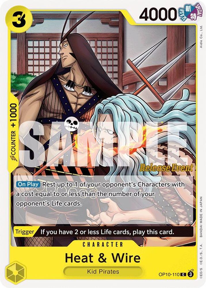 Heat & Wire One Piece TCG Card
