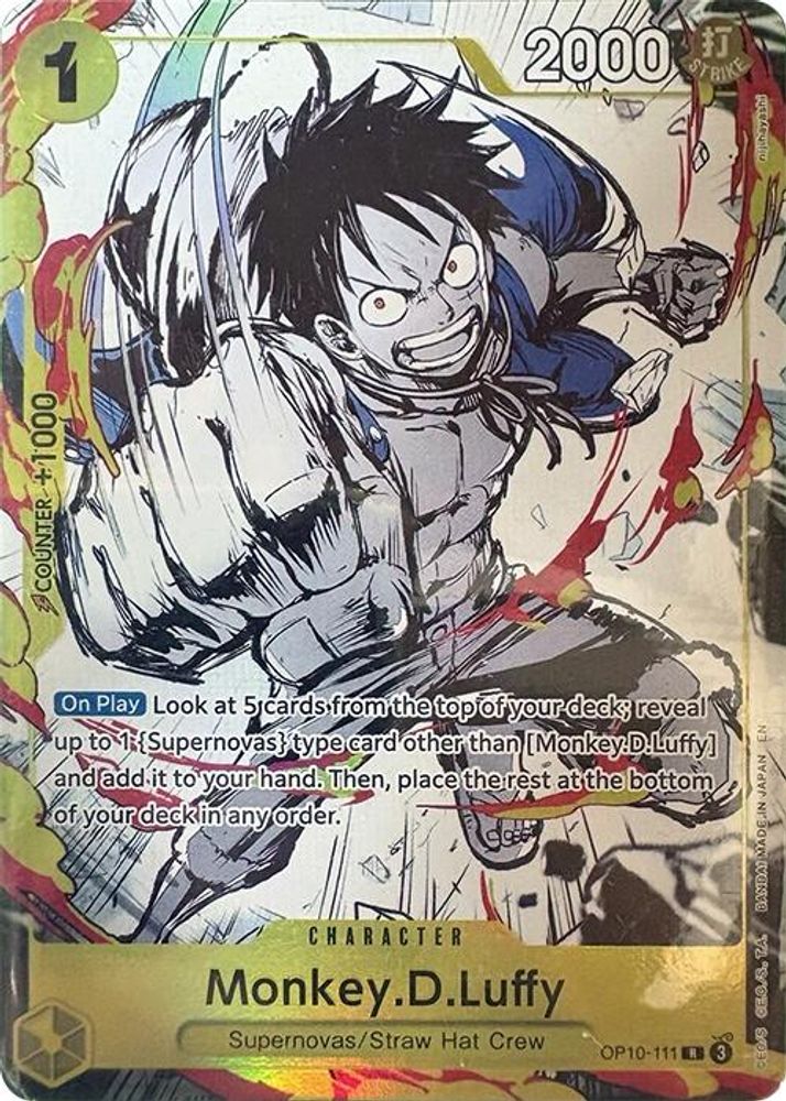 Monkey.D.Luffy One Piece TCG Card