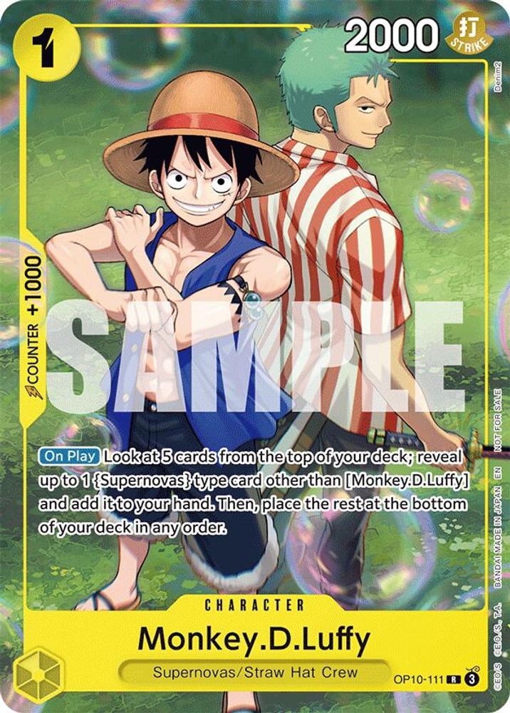Monkey.D.Luffy One Piece TCG Card
