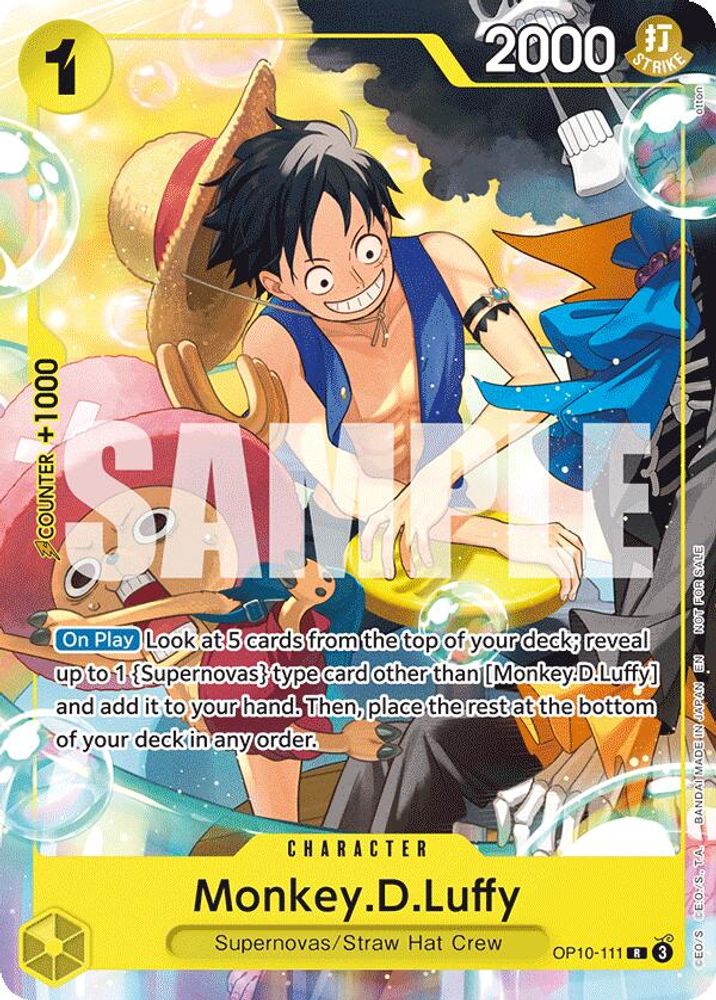 Monkey.D.Luffy One Piece TCG Card