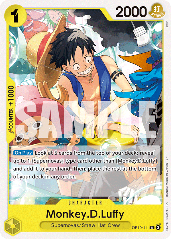 Monkey.D.Luffy One Piece TCG Card