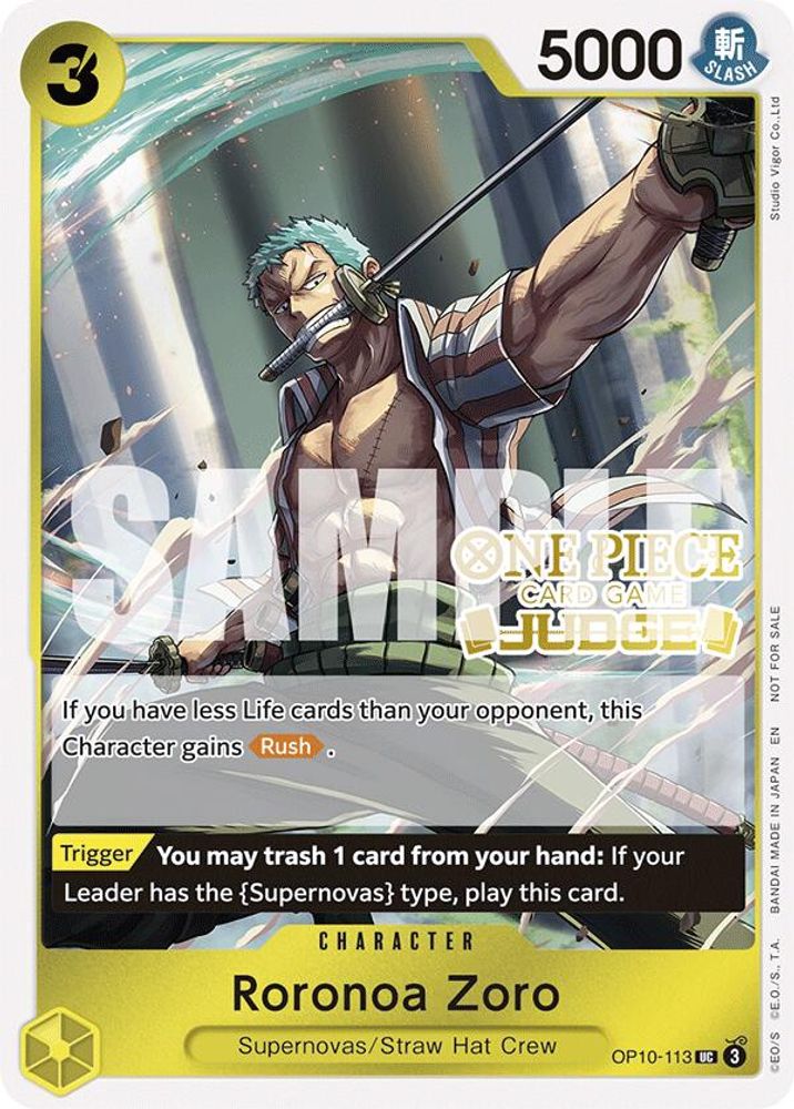 Roronoa Zoro One Piece TCG Card
