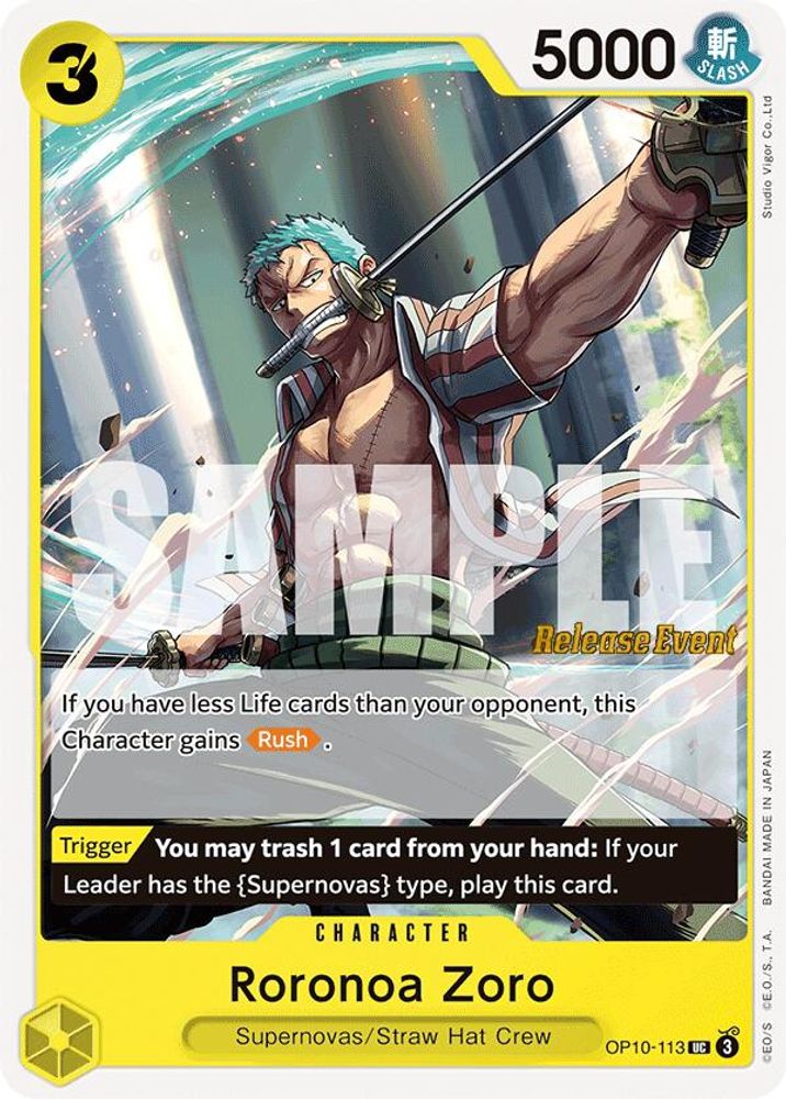 Roronoa Zoro One Piece TCG Card