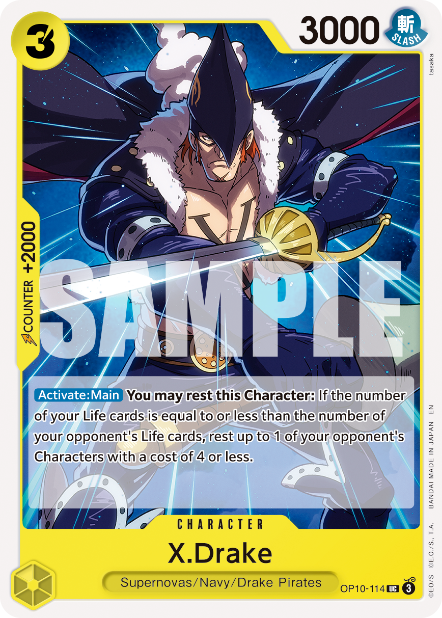 X.Drake One Piece TCG Card