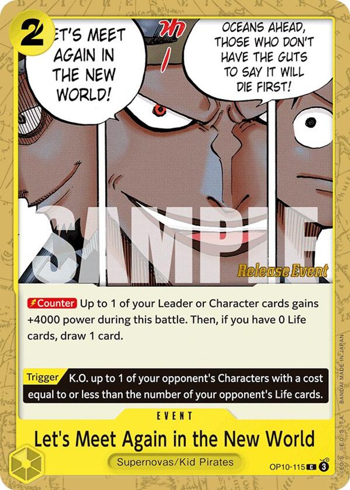 Let's Meet Again in the New World One Piece TCG Card